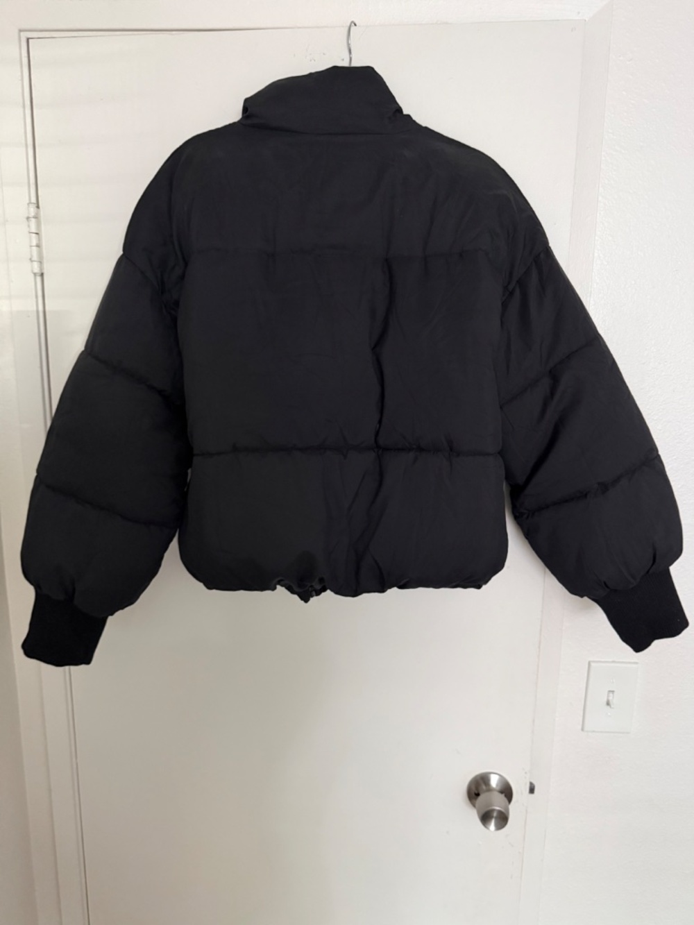 Black Puffer Jacket - Picture 2 of 2